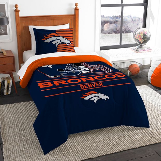 Denver Broncos Twin/Twin XL Status Bed in a Bag Set