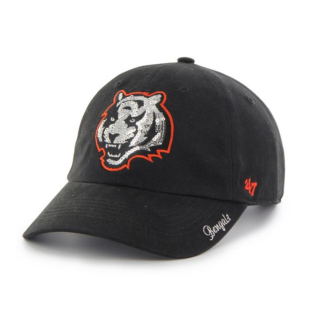 Cincinnati Bengals 47 Brand Womens Sparkle Clean Up Hat - Adjustable