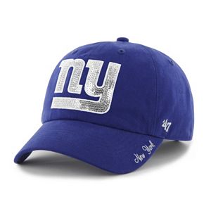 Women's '47 Brand New York Giants Sparkle Adjustable Cap