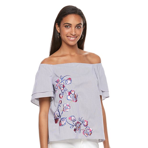 Kohl's off best sale the shoulder tops