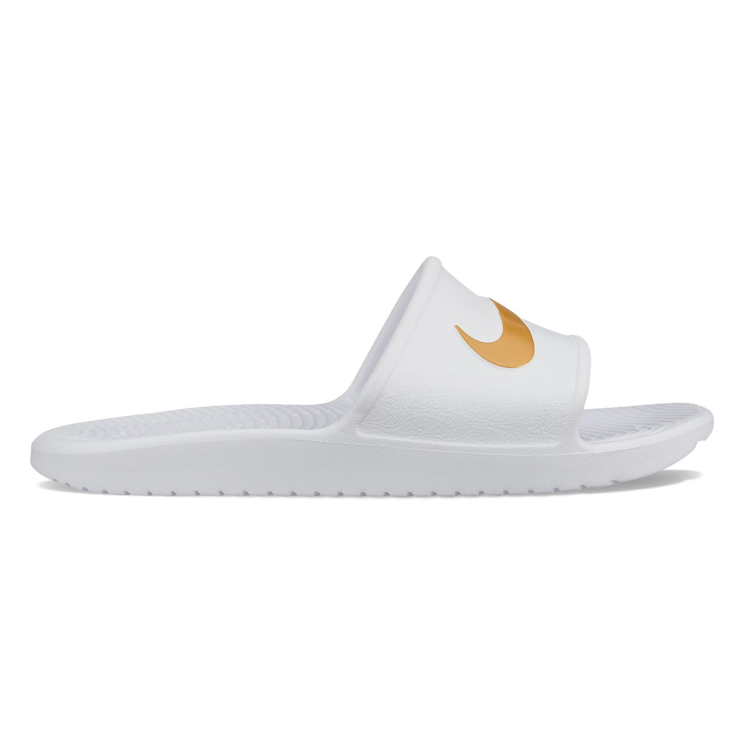 nike kawa slide women's white