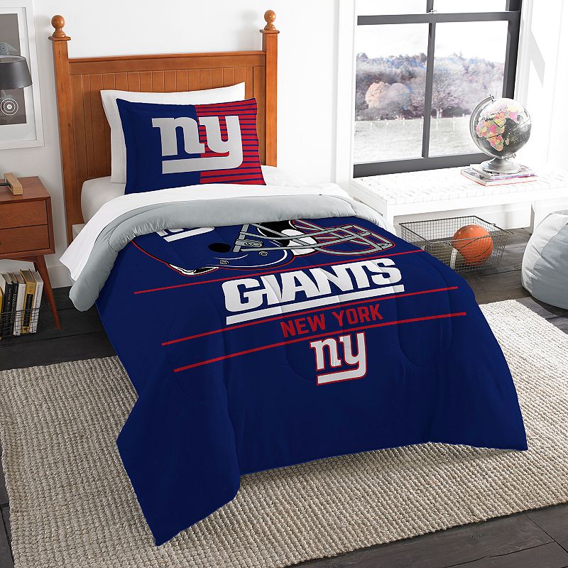 New York Giants Draft Twin Comforter Set by Northwest, Multicolor