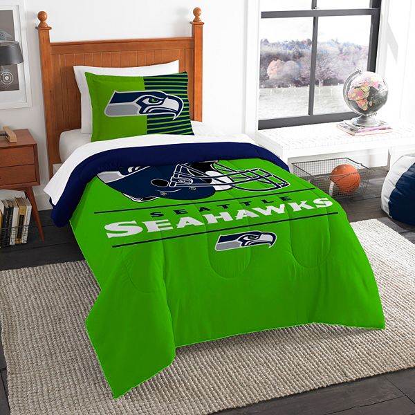 Seattle Seahawks Draft Twin Comforter, Seattle Seahawks Twin Bedding