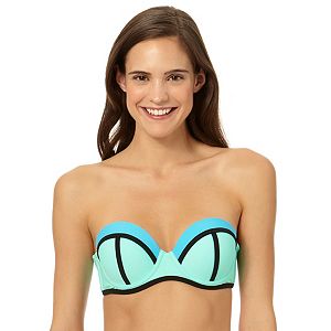 In Mocean Beach Riot Colorblock Bikini Top