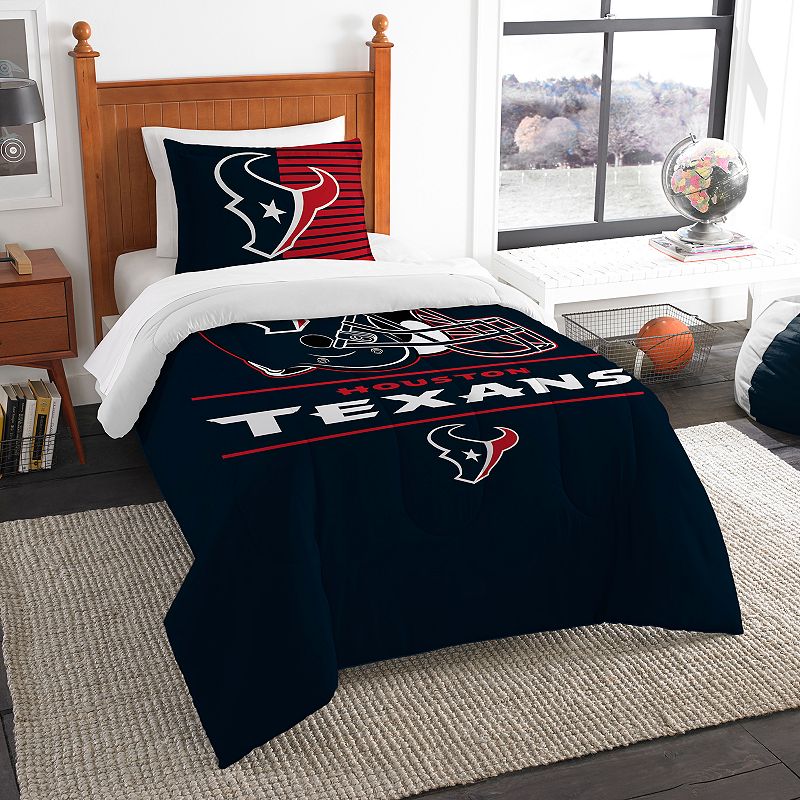 Houston Texans Draft Twin Comforter Set by Northwest, Multicolor