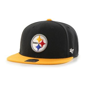 Youth '47 Brand Pittsburgh Steelers Lil' Shot Adjustable Cap