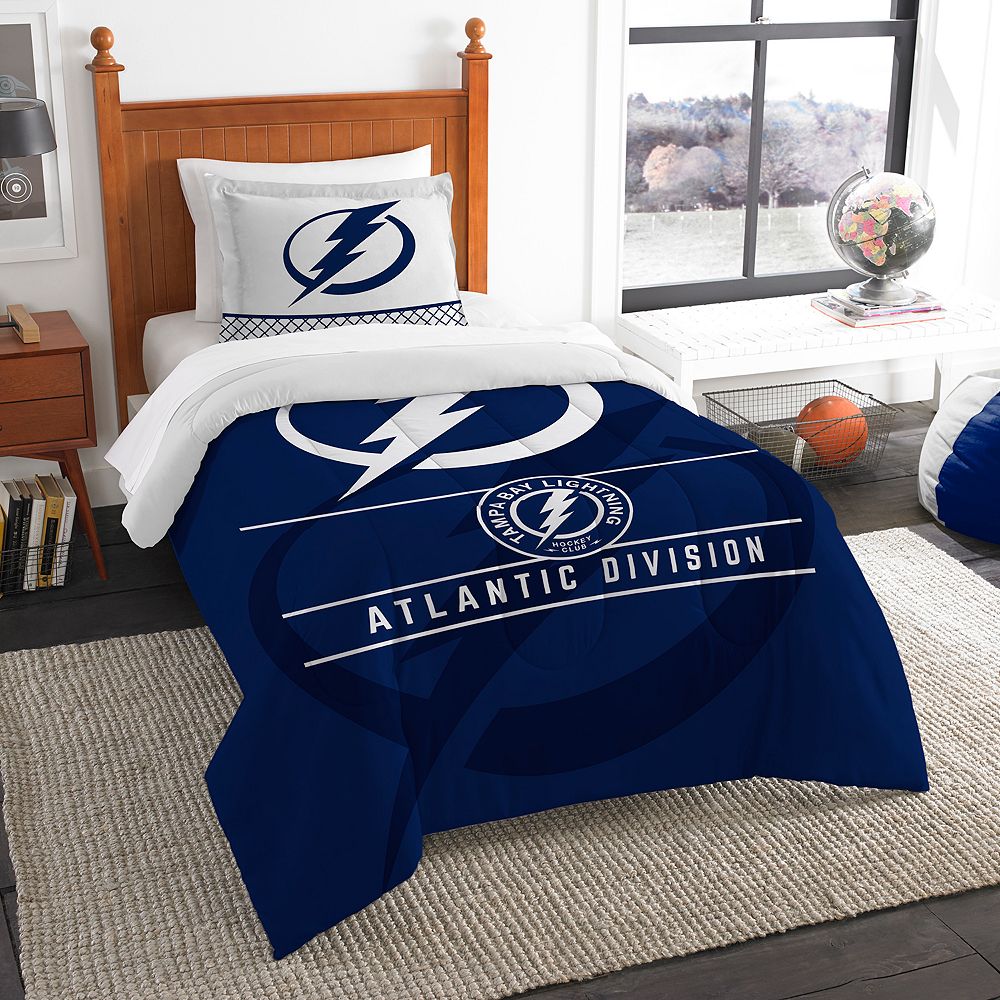 Tampa Bay Lightning Draft Twin Comforter Set By Northwest