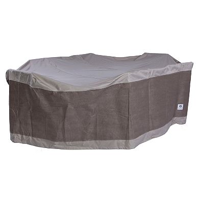 Duck Covers Elegant 96-in. Rectangle & Oval Patio Table & Chairs Cover