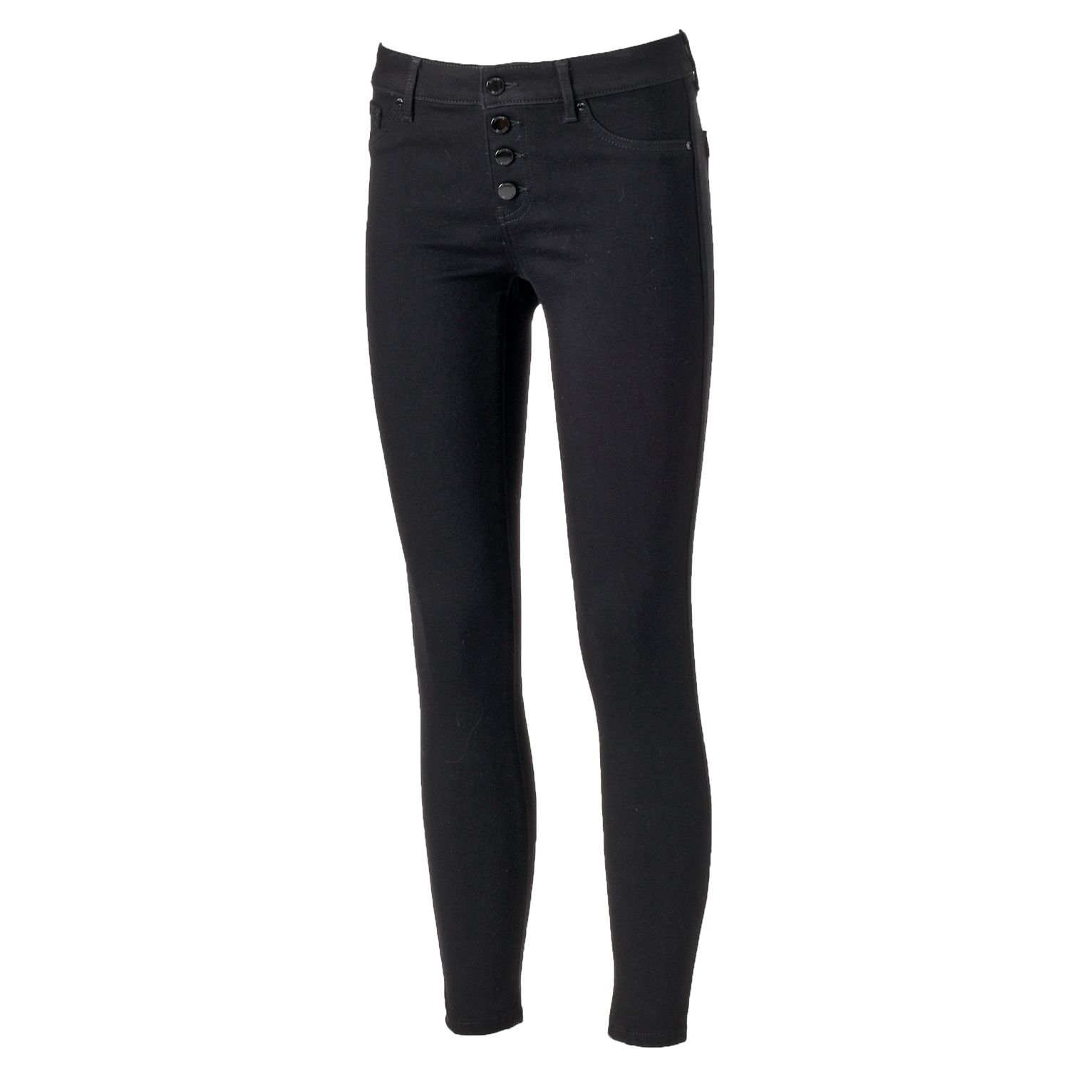 kohls black jeans womens