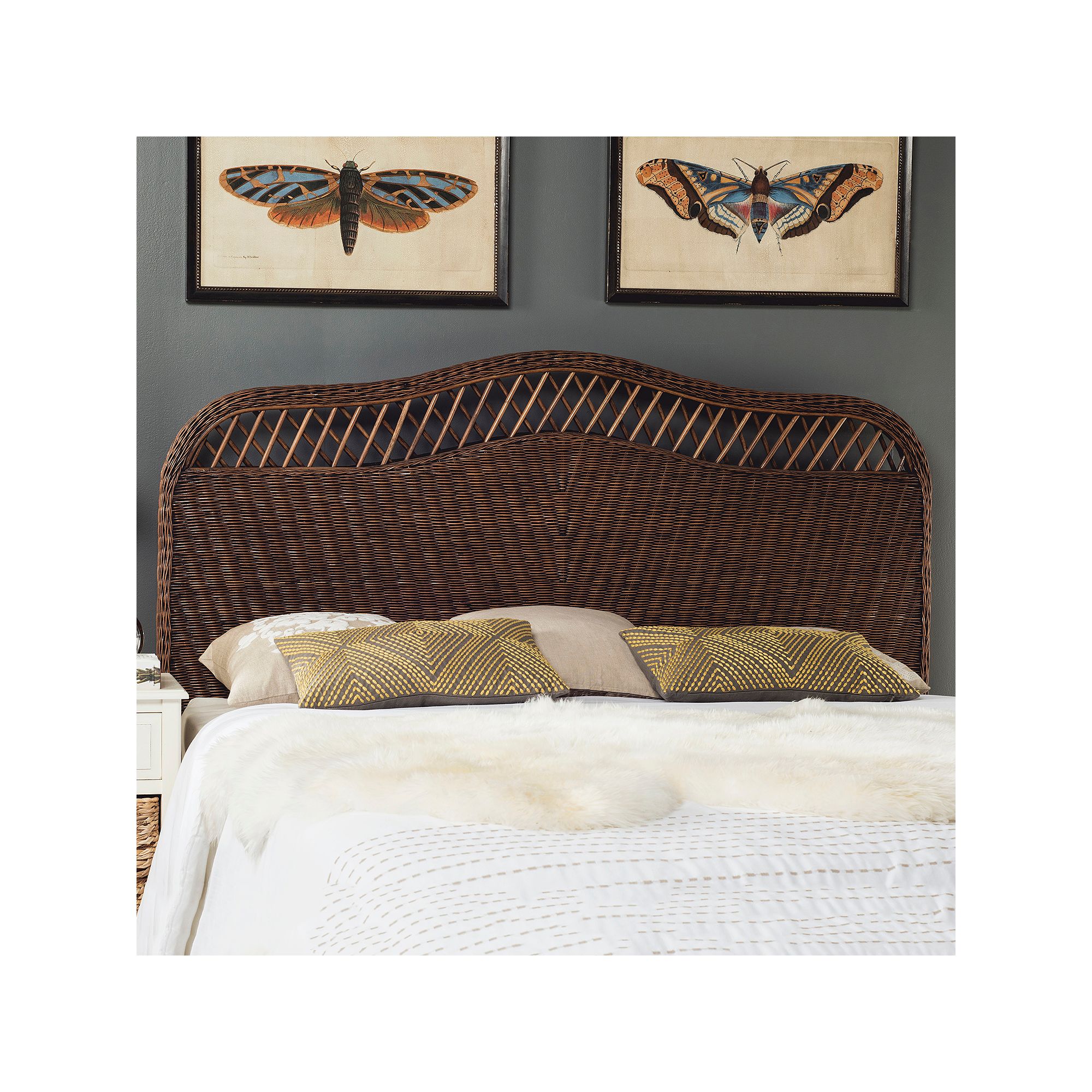 Safavieh Sephina Headboard, Brown