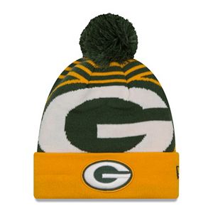 Adult New Era Green Bay Packers Logo Whiz Beanie