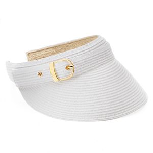 SONOMA Goods for Life™ Woven Straw Buckle Visor