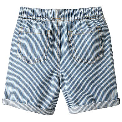 Toddler Boy Jumping Beans® Striped Roll-Cuff Shorts