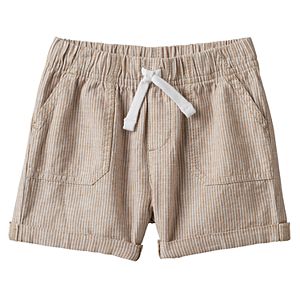 Baby Boy Jumping Beans® Khaki Striped Roll Cuff Shorts