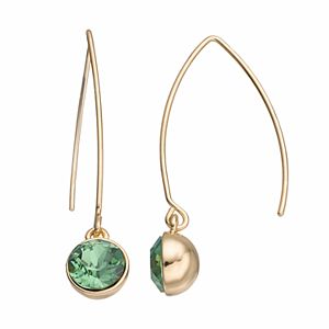 Dana Buchman Round Crystal Threader Earrings