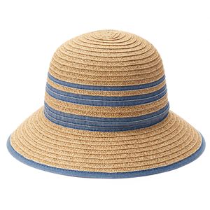 SONOMA Goods for Life™ Chambray Striped Cloche Hat