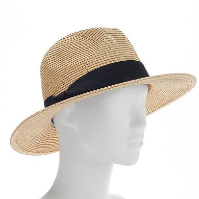 Sonoma Goods For Life® Straw Knotted Trim Panama Hat
