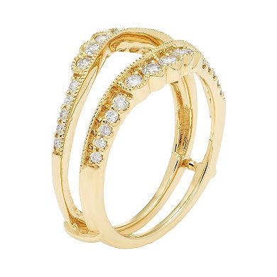 14k Gold 1/2 Carat T.W. Diamond Enhancer Wedding Ring