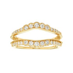 10k Yellow Gold 1 4 Ct Diamond Enhancer Ring Size 7 Wraps Enhancers Jewelry Watches Shop The Exchange