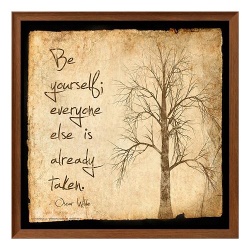 Art.com Be Yourself Framed Wall Art