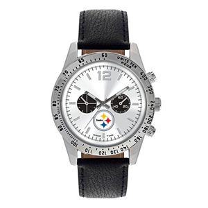 Men's Game Time Pittsburgh Steelers Letterman Watch