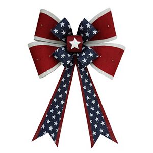 Celebrate Americana Together LED Patriotic Bow Wall Art