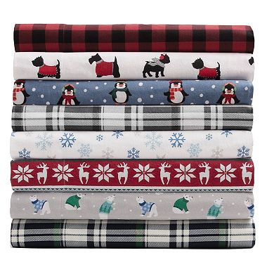 Grand Collection Cozy Nights Flannel Sheet Set