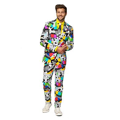 Men's OppoSuits Slim-Fit Novelty Suit & Tie Set