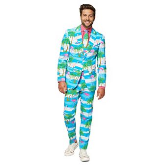 Men's OppoSuits Slim-Fit Novelty Suit & Tie Set