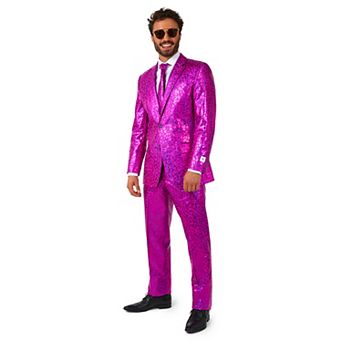 Men's OppoSuits Slim-Fit Novelty Suit & Tie Set