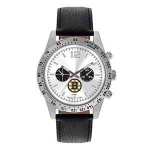 Men's Game Time Boston Bruins Letterman Watch
