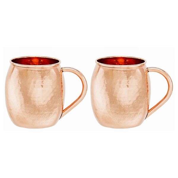 Red Copper Mug Moscow Mule Cup Old Dutch Cheers Edition Made In India