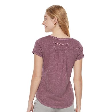 Women's Sonoma Goods For Life® Embroidered Eyelet Tee