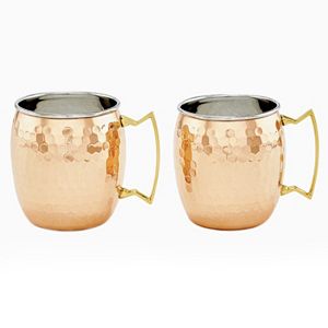 Old Dutch 2-pc. Hammered Copper Moscow Mule Set