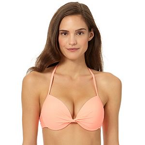 In Mocean Twist And Shout Push Up Halter Top