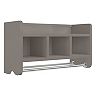 Bolton Bathroom Storage Cubby & Towel Bar Wall Shelf