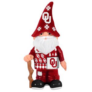 Forever Collectibles Oklahoma Sooners Ugly Sweater Garden Gnome