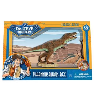 Geoworld Dr. Steve Hunters Medium Jurassic Action T. Rex Dinosaur