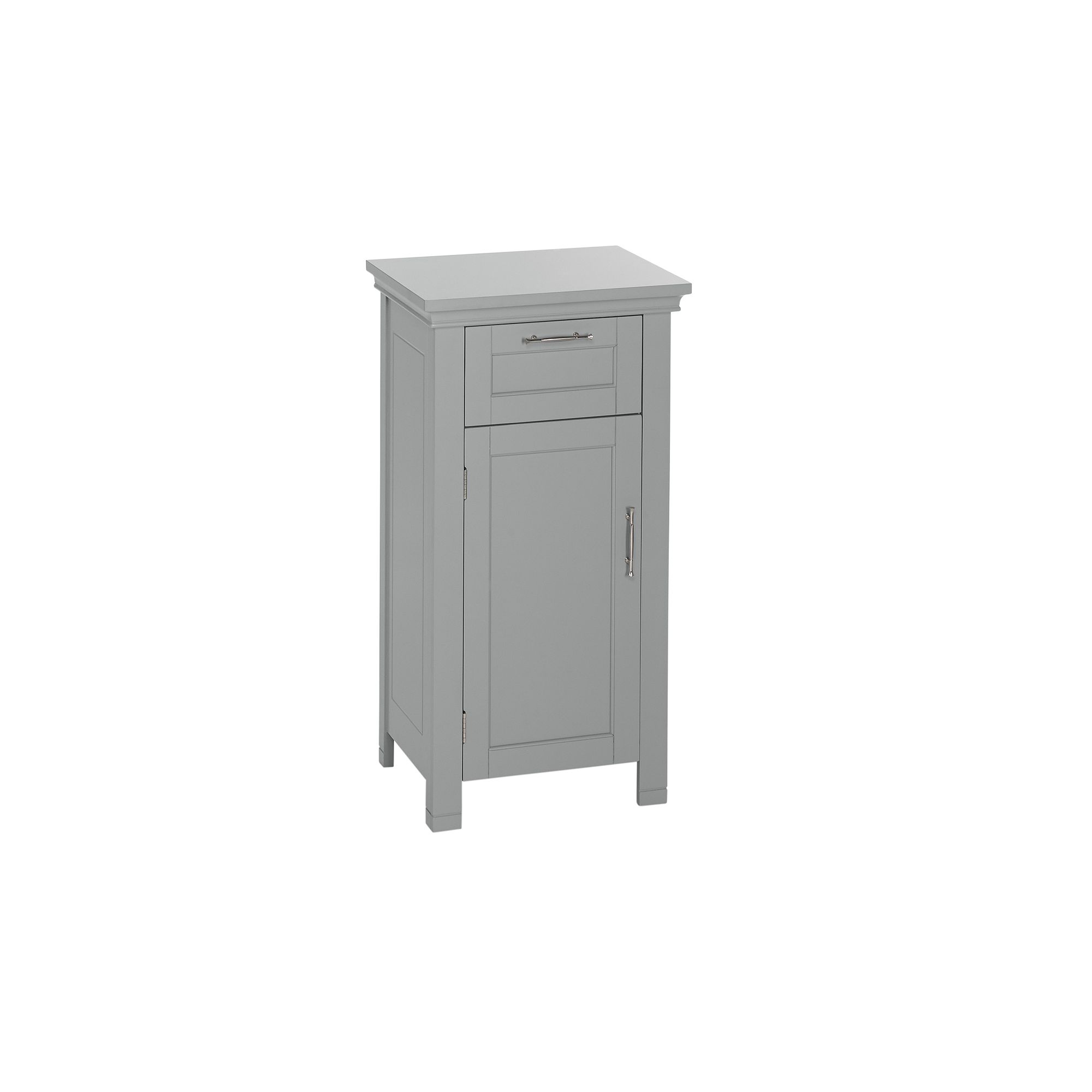 RiverRidge Home Somerset One Door Storage Floor Cabinet, Gray