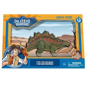 Geoworld Dr. Steve Hunters Medium Jurassic Action Stegosaurus Dinosaur