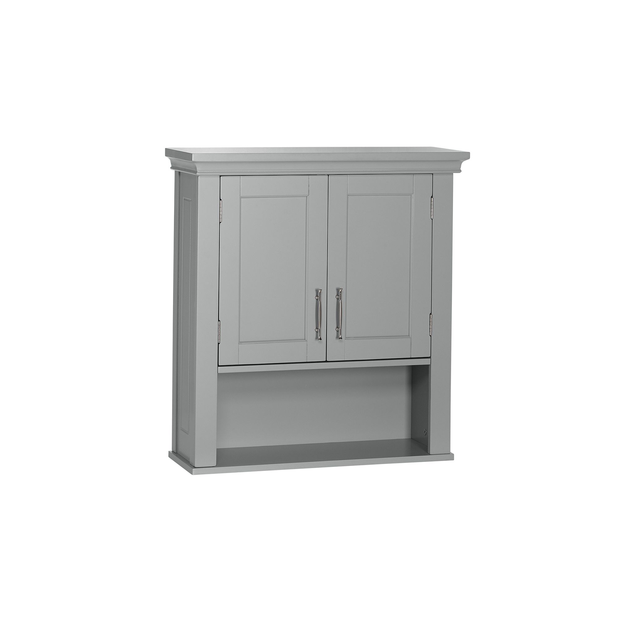 RiverRidge Home Somerset Storage Wall Cabinet, Gray