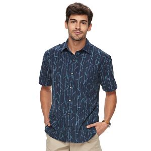 Men's Van Heusen Classic-Fit Oasis Crosshatch Button-Down Shirt