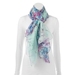 Apt. 9® Cherry Blossoms Oblong Wrap Scarf