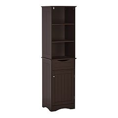 RiverRidge Home Ashland Tall Cabinet in Gray