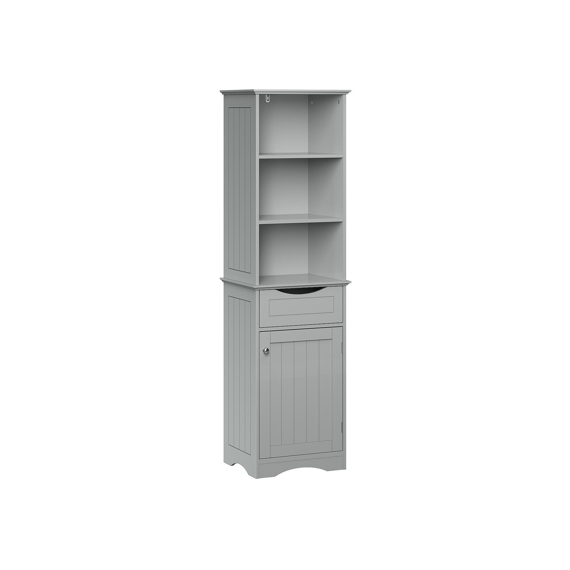 RiverRidge Home Ashland Tall Floor Cabinet, Gray