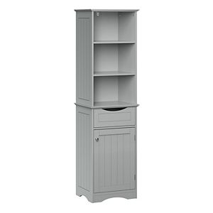RiverRidge Ashland Gray Tall Floor Cabinet