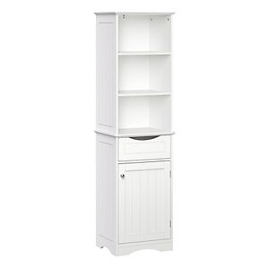 RiverRidge Ashland Gray Tall Floor Cabinet