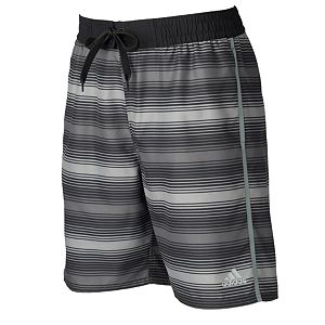 Men's adidas Energy Striped Microfiber Volley Swim Trunks