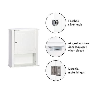 RiverRidge Home Ashland One Door Wall Cabinet