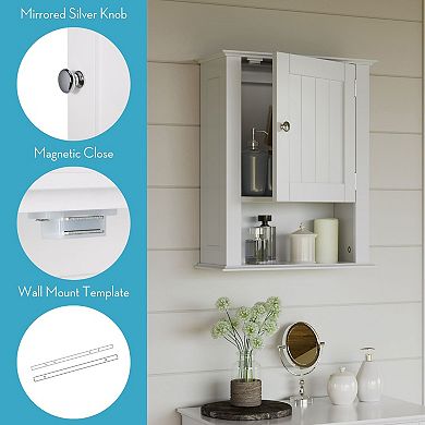 RiverRidge Home Ashland One Door Wall Cabinet